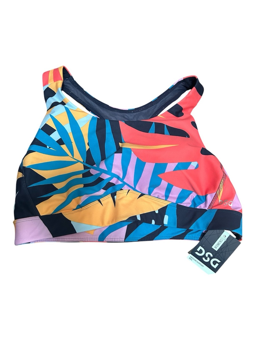 NWT DSG ASPIRE BRA
LARGE PALMS NAVY SIZE 1X